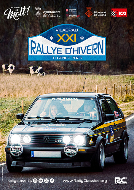 Rally d'Hivern de Viladrau - Poster 2025 - RallyRegularidad.net