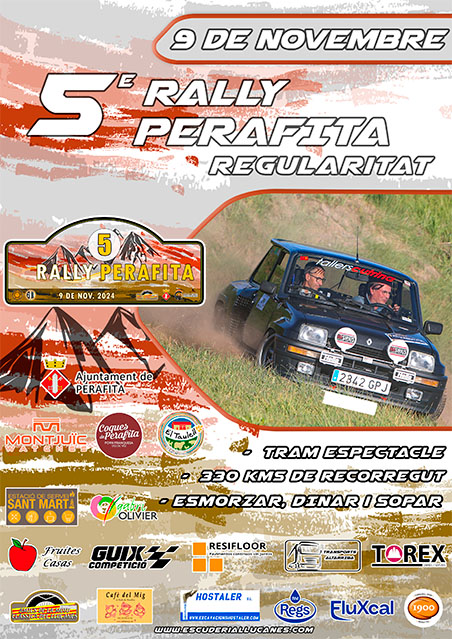 Rally Perafita - Cartel 2024 - RallyRegularidad.net