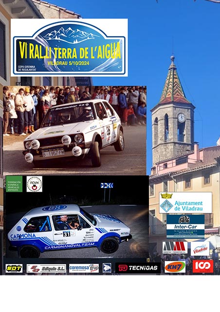 Ral·li Terra de l'Aigua Viladrau - Cartel 2024 - RallyRegularidad.net