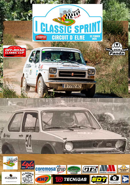 Clàssic Esprint Circuit d'Elne - Cartel 2025 - RallyRegularidad.net